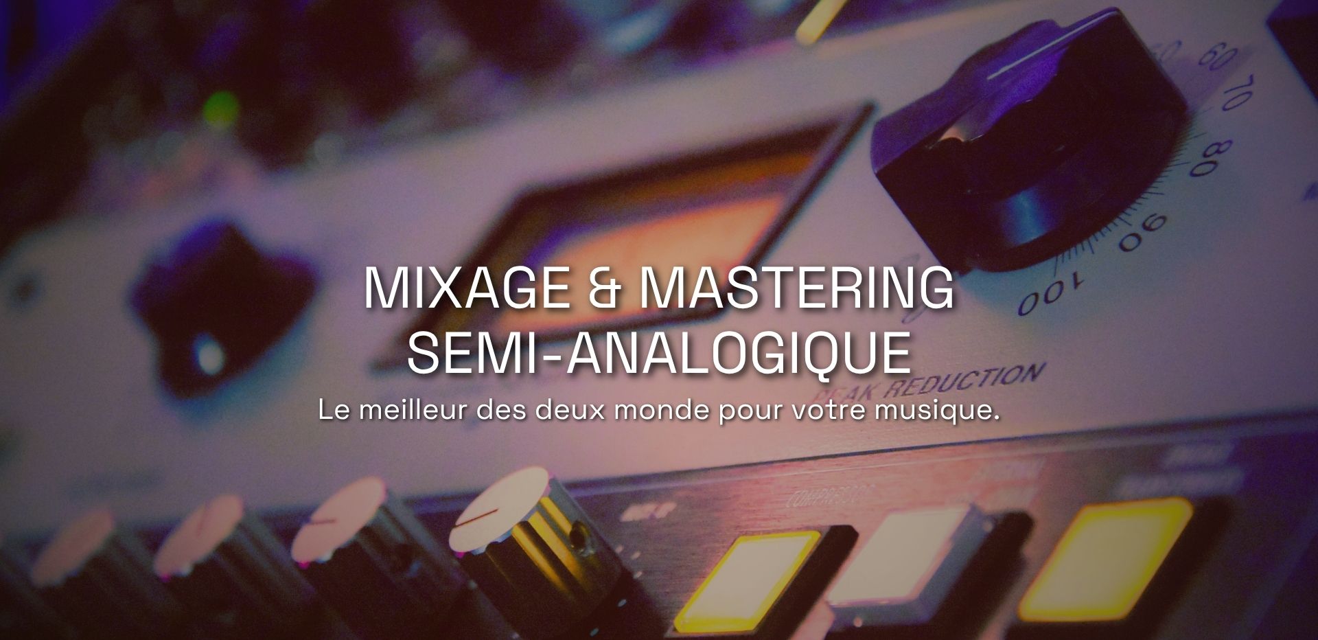 Mixage en studio professionnel à Belfort